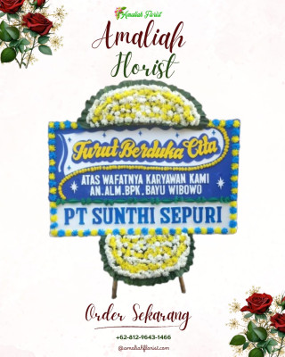 Papan Bunga Duka di Way Dadi