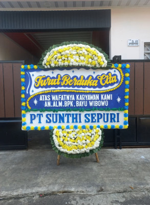 Papan Bunga Duka di Way Dadi